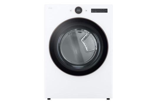 Lg DLEX6500W 7.4 Cu. Ft. Smart Front Load Energy Star Electric Dryer With Sensor Dry & Steam Technology