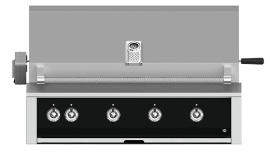 Hestan EABR42LPBK Aspire Series - 42" Liquid Propane Built In Grill W/ U-Burners And Rotisserie - Stealth / Black