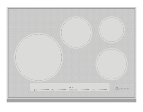 Hestan KIC30MS 30" Induction Cooktop W/ 4 Burners - Metallic Silver