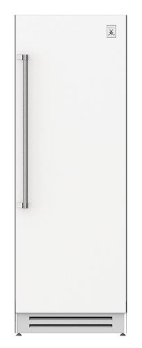 Hestan KFCR30WH 30" Column Freezer - Right Hinge - White / Froth