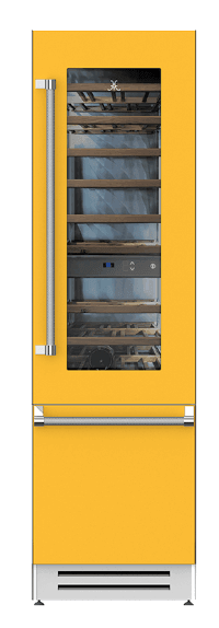 Hestan KRWR24YW 24" Wine Refrigerator - Right Hinge - Yellow / Sol
