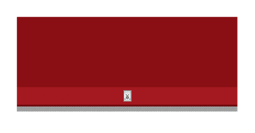 Hestan KVP42RD 42" Pro Canopy Hood - Red / Matador