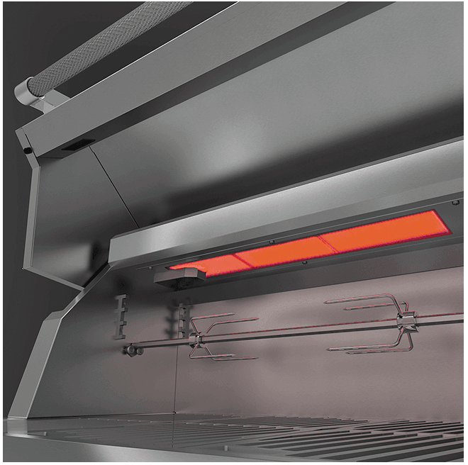 Hestan GMBR36NGGG Hestan 36" Natural Gas Built In Grill Gmbr36 - Dark Grey (Pacific Fog)