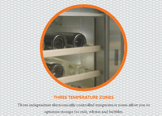 Hestan KRWR24OR 24" Wine Refrigerator - Right Hinge - Orange / Citra