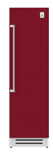 Hestan KRCL24BG 24" Column Refrigerator - Left Hinge - Burgundy / Tin Roof
