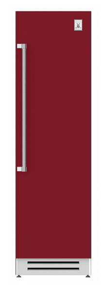 Hestan KFCR24BG 24" Column Freezer - Right Hinge - Burgundy / Tin Roof