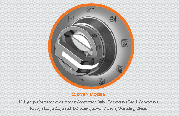 Hestan KSO30OR 30" Single Wall Oven - Orange / Citra