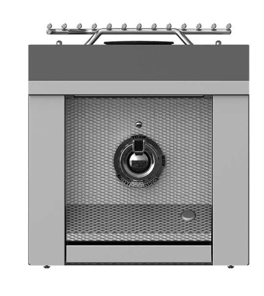 Hestan AEB121NG Aspire Series - Natural Gas 12" Single Side Burner - Steeletto / Stainless Steel