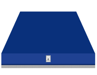 Hestan KVC36BU 36" Chimney Hood - Blue / Prince