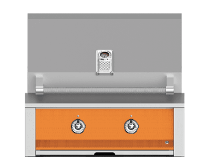 Hestan EAB30NGOR Aspire Series - 30" Natural Gas Built In Grill W/ U-Burners - Citra / Orange