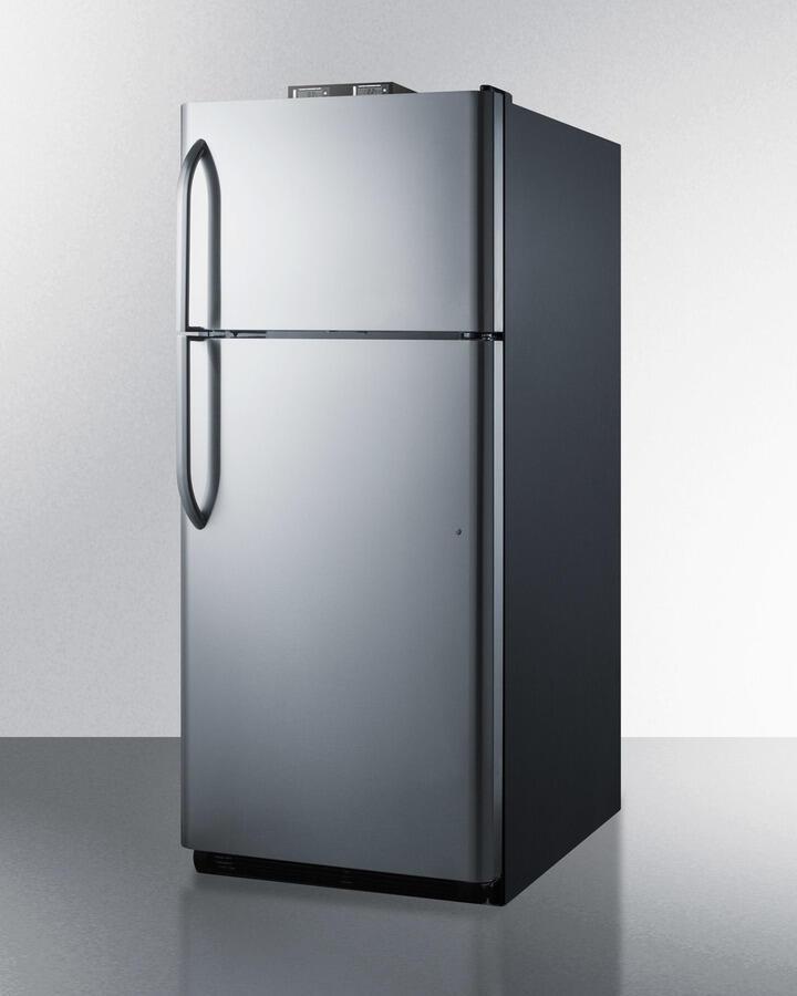 Summit BKRF18PL 18 Cu.Ft. Break Room Refrigerator-Freezer With Factory-Installed Nist Calibrated Alarm/Thermometers