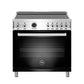 Bertazzoni PROF365INSNET 36 Inch Induction Range, 5 Heating Zones, Electric Self-Clean Oven Nero
