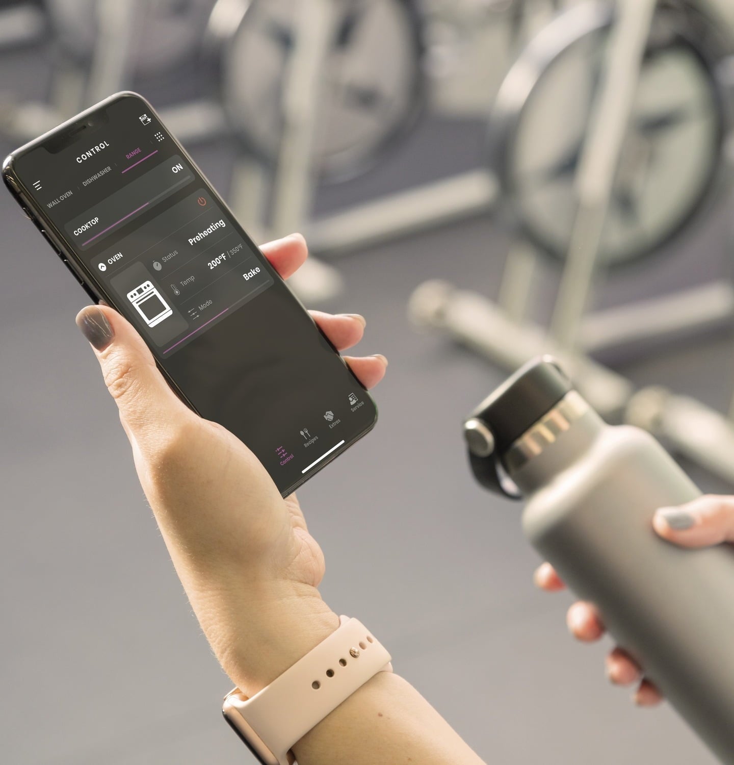 Haier QSS740BNTS 30" Smart Slide-In Electric Range With Convection