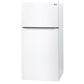 Lg LTCS24223W 24 Cu. Ft. Top Mount Refrigerator