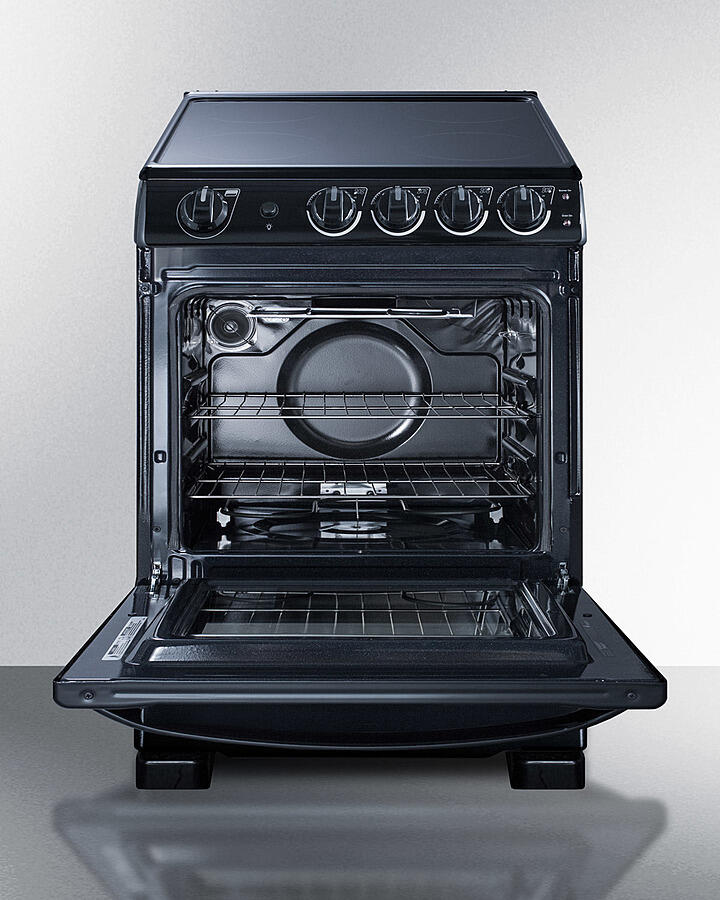Summit REX2431BRT 24" Wide Electric Smooth-Top Range