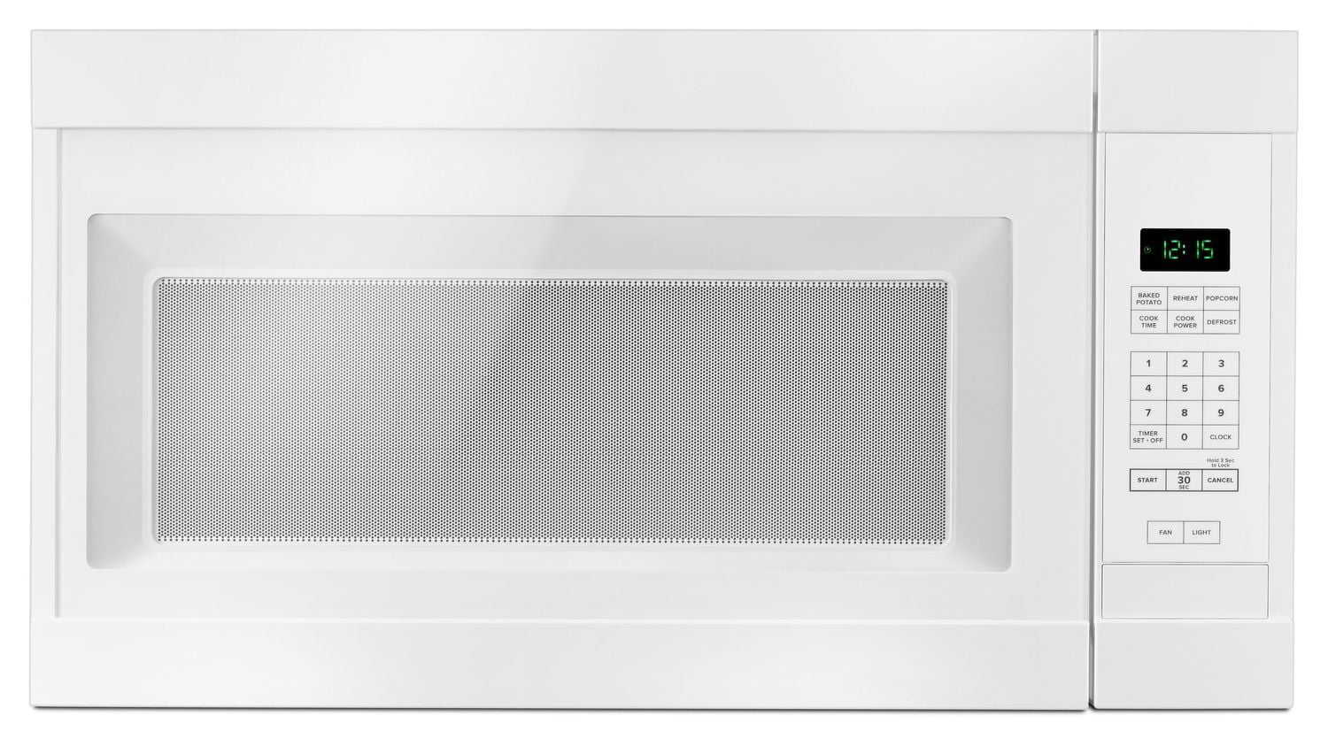 Amana AMV2307PFW 1.6 Cu. Ft. Over-The-Range Microwave With Add 0:30 Seconds White