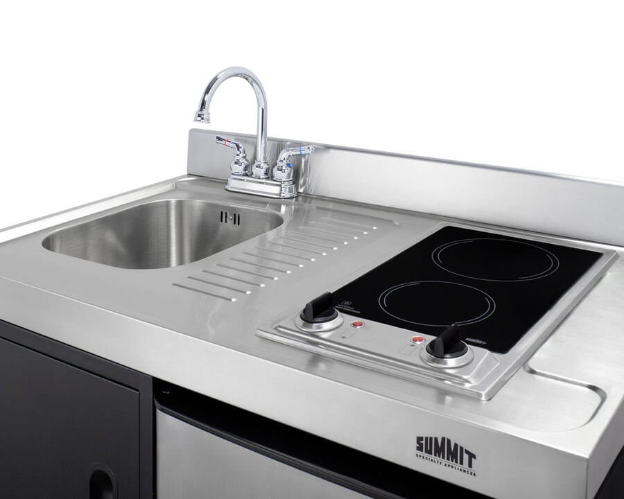 Summit CK36ELGLASS 36" Wide All-In-One Kitchenette