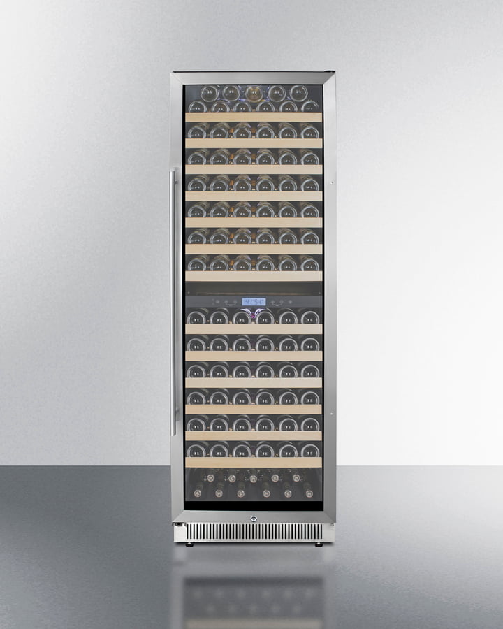 Summit SWC1966B 24" Wide Dual Zone Wine Cellar