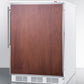 Summit VT65MBIFR Built-In Undercounter Mecial All-Freezer Capable Of -25 C Operation; White Exterior With Stainless Steel Door Frame To Accept Custom Panels