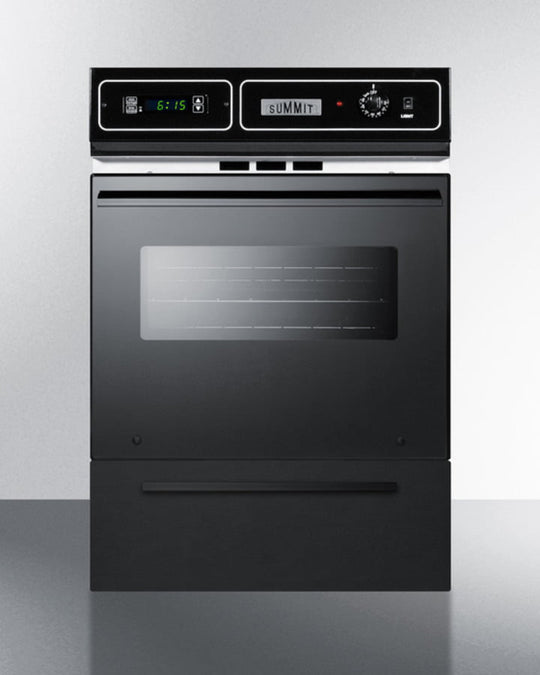 Summit TTM7212DK 24" Wide Gas Wall Oven
