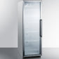 Summit SCR1400WLHCSS Commercial Beverage Merchandiser With 12.6 Cu.Ft. Capacity, Digital Thermostat, Self-Closing Door, And Stainless Steel Cabinet; Replaces Scr1400Css
