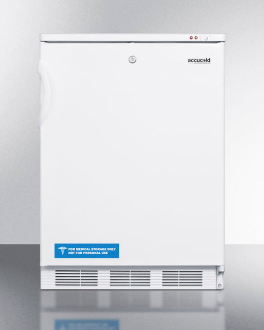 Summit VT65MLBI Built-In Undercounter Medical All-Freezer Capable Of -25 C Operation, With Front Lock
