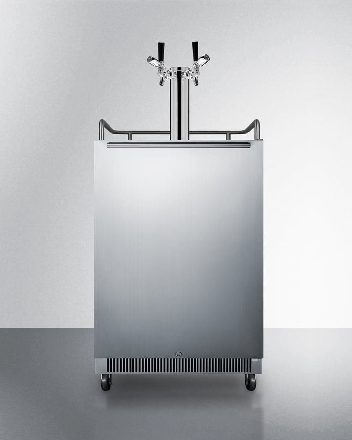 Summit SBC677BITWINTL 24" Wide Built-In Kegerator With Taplock
