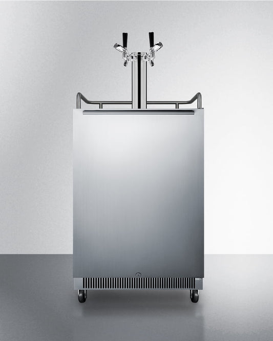 Summit SBC677BITWINTL 24" Wide Built-In Kegerator With Taplock