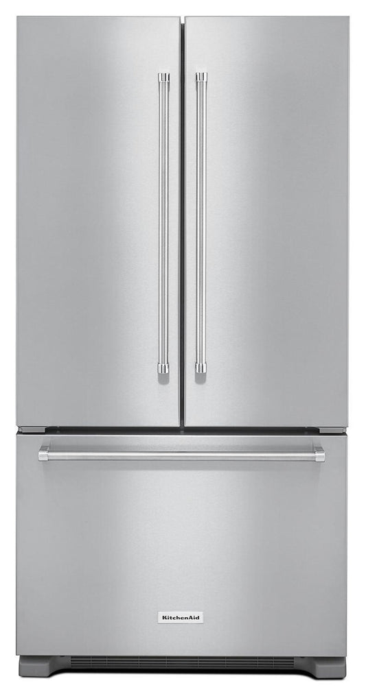 Kitchenaid KRFC302ESS 22 Cu. Ft. 36-Inch Width Counter Depth French Door Refrigerator With Interior Dispense Stainless Steel