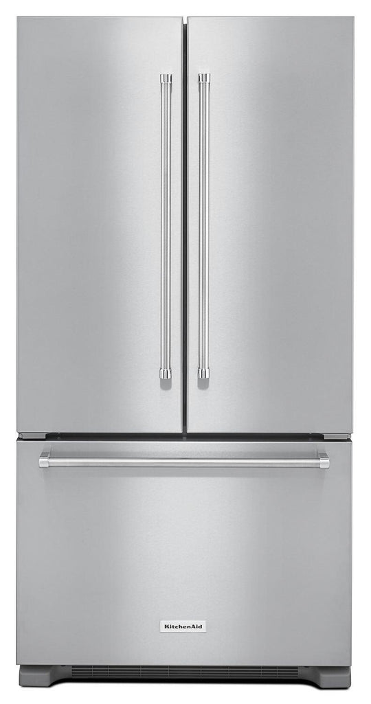 Kitchenaid KRFC302ESS 22 Cu. Ft. 36-Inch Width Counter Depth French Door Refrigerator With Interior Dispense Stainless Steel