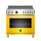 Bertazzoni PROF365INSGIT 36 Inch Induction Range, 5 Heating Zones, Electric Self-Clean Oven Giallo