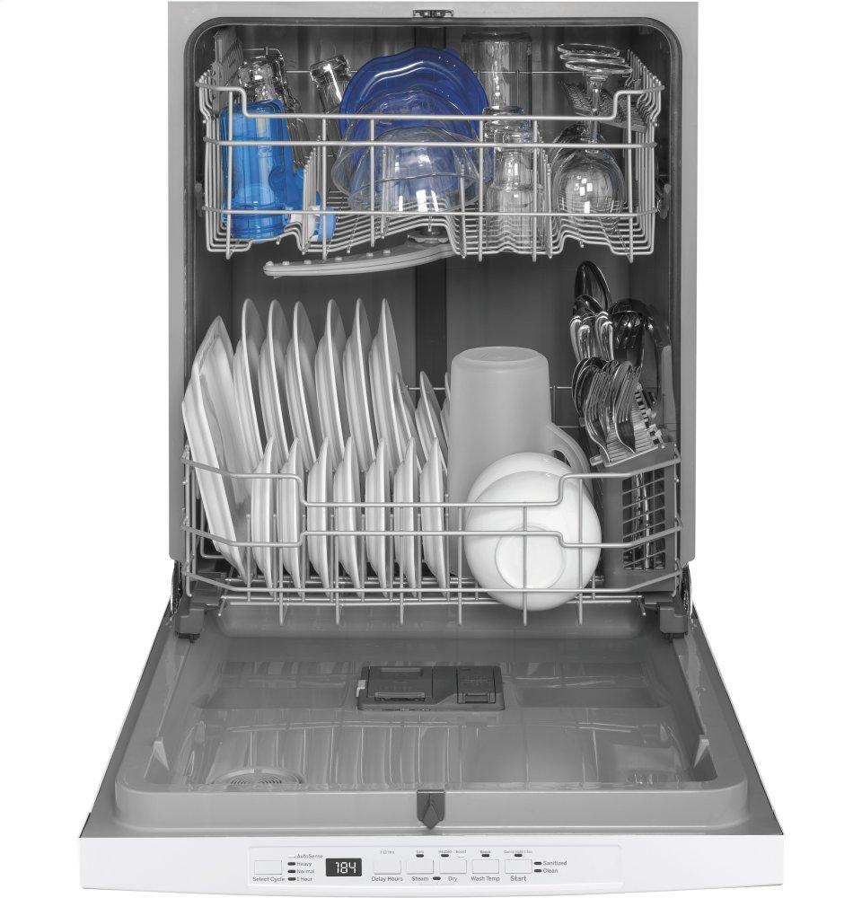 Ge Appliances GDT530PGPWW Ge® Top Control With Plastic Interior Dishwasher With Sanitize Cycle & Dry Boost