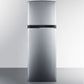 Summit FF948SS 8.8 Cu.Ft. Frost-Free Refrigerator-Freezer With Platinum Cabinet And Stainless Steel Doors