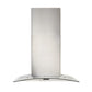 Broan EW4636SS Broan® Elite Ew46 Series 36-Inch Convertible Curved Glass Chimney Range Hood, 460 Max Blower Cfm, Stainless Steel