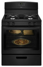 Amana AGR5330BAB 30-Inch Gas Range With Easy Touch Electronic Controls - Black