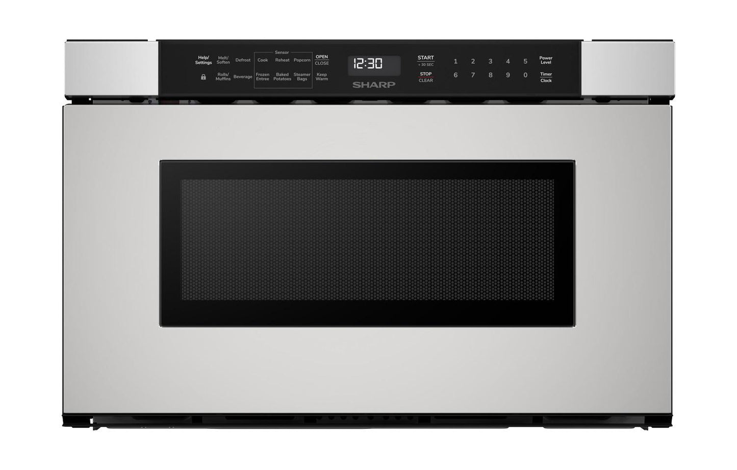 Sharp SMD2440JS 24 In. 1.2 Cu. Ft. Built-In Stainless Steel Microwave Drawer Oven