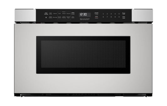 Sharp SMD2440JS 24 In. 1.2 Cu. Ft. Built-In Stainless Steel Microwave Drawer Oven