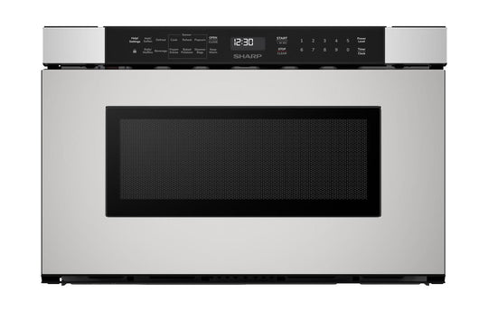 Sharp SMD2440JS 24 In. 1.2 Cu. Ft. Built-In Stainless Steel Microwave Drawer Oven