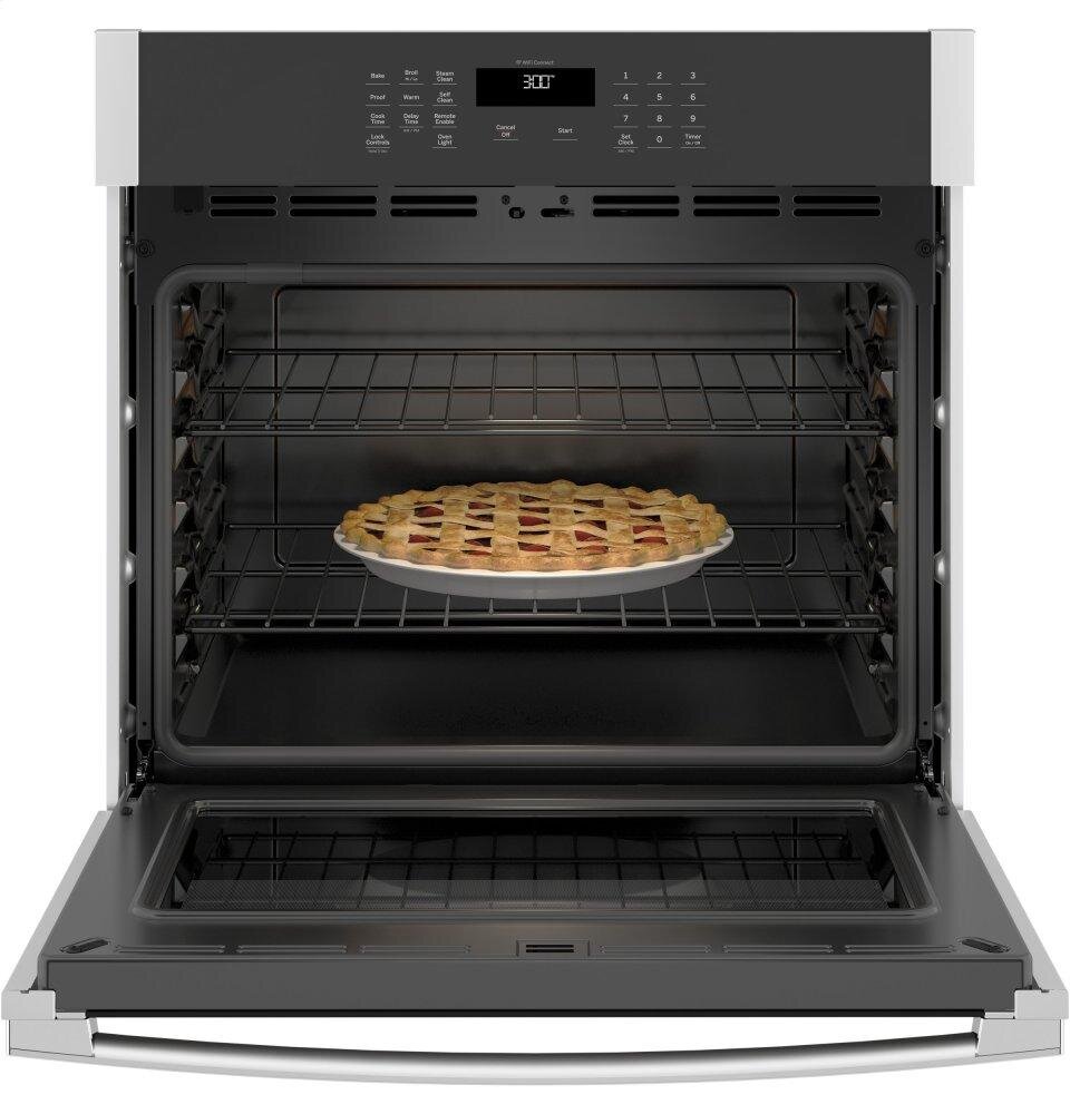 Ge Appliances JTS3000SNSS Ge® 30" Smart Built-In Self-Clean Single Wall Oven With Never-Scrub Racks