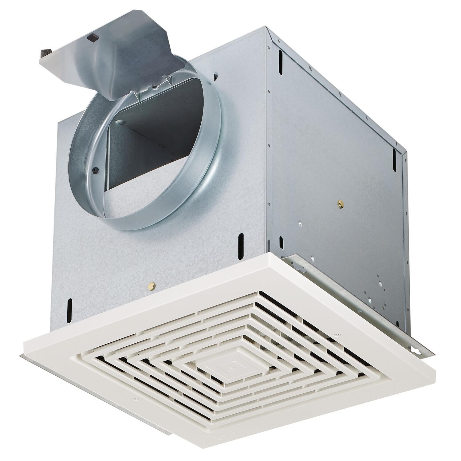 Broan L150E High-Capacity, Light Commercial 200 Cfm Ceiling Mount Ventilation Fan, 1.0 Sones Energy Star® Certified