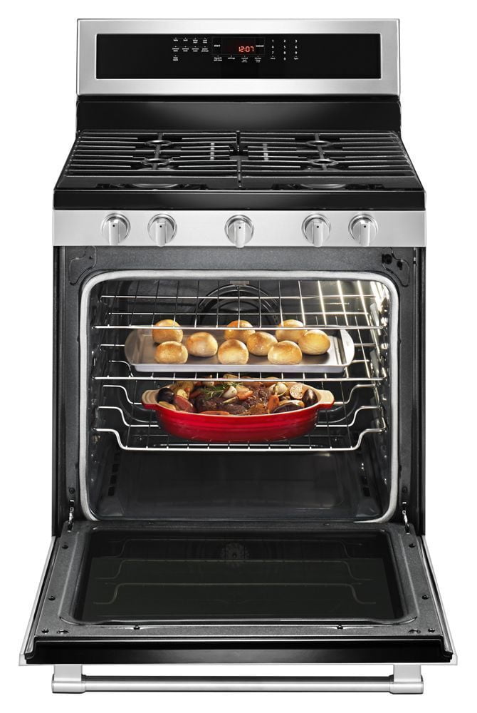 Maytag MGR8800FZ 30-Inch Wide Gas Range With True Convection And Power Preheat - 5.8 Cu. Ft.
