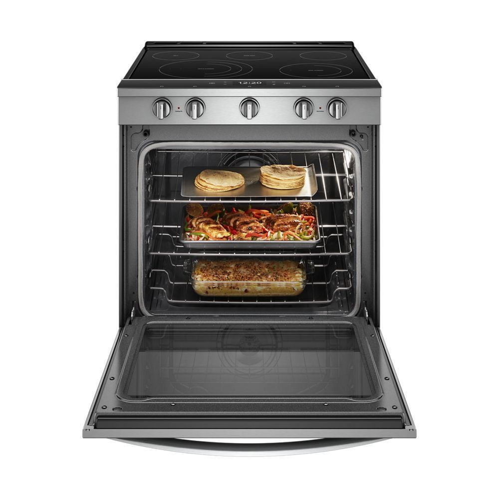 Whirlpool WEE750H0HZ 6.4 Cu. Ft. Smart Slide-In Electric Range With Scan-To-Cook Technology