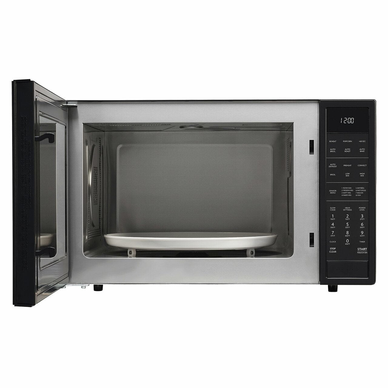 Sharp SMC1585BB 1.5 Cu. Ft. 900W Sharp Matte Black Carousel Convection Microwave Oven