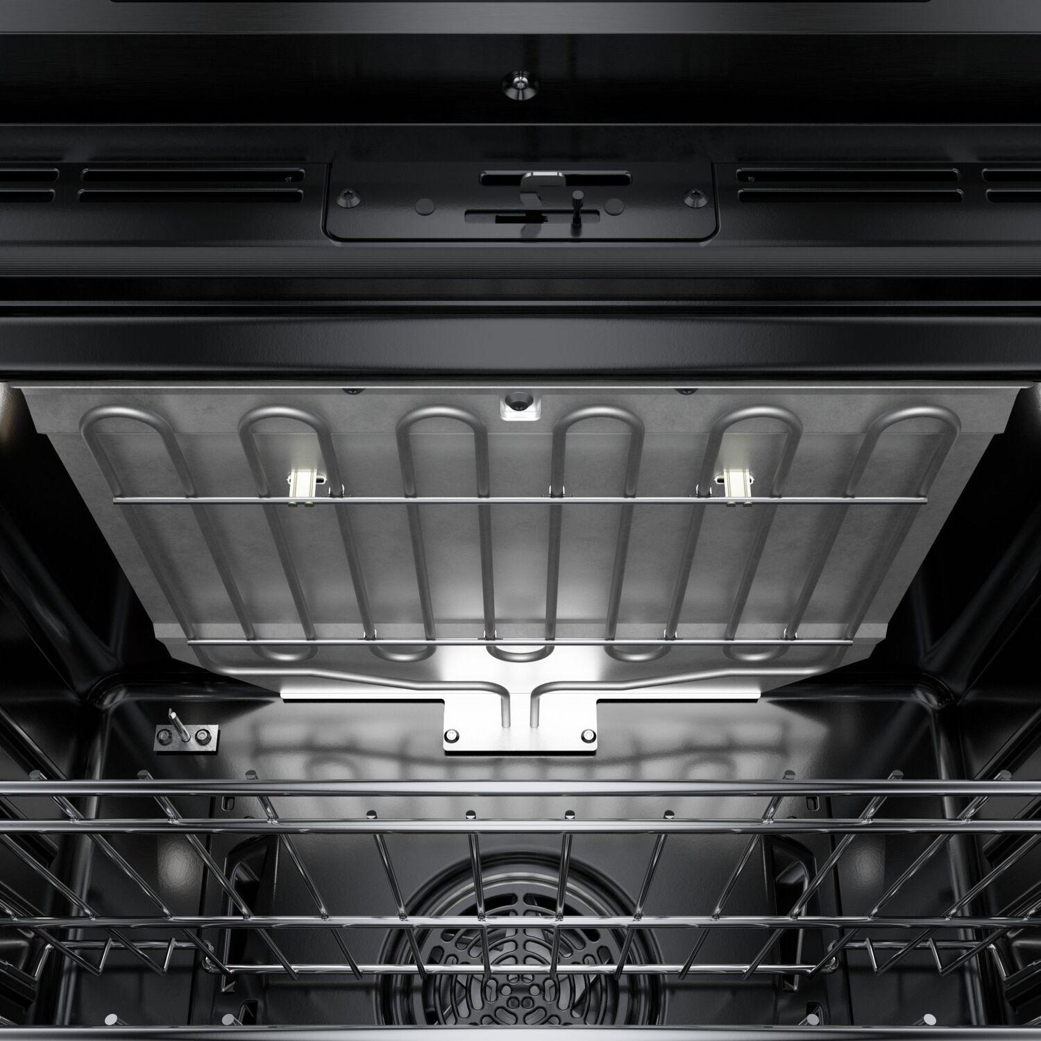 Bosch HBL8444LUC 800 Series Single Wall Oven 30'' Left Sideopening Door, Black Stainless Steel Hbl8444Luc