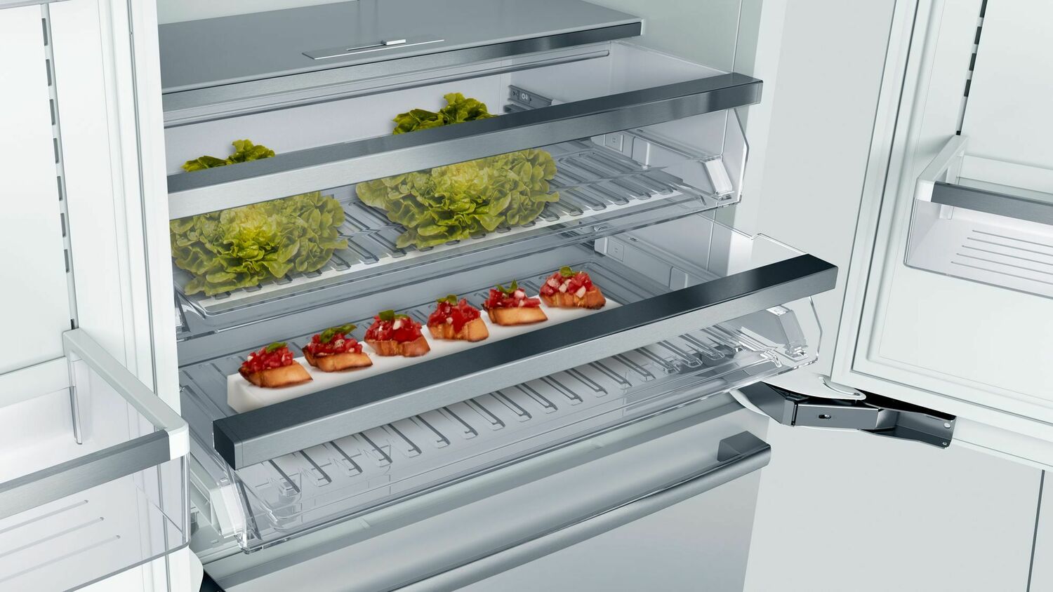 Bosch B36BT935NS Benchmark® Built-In Bottom Freezer Refrigerator 36'' B36Bt935Ns