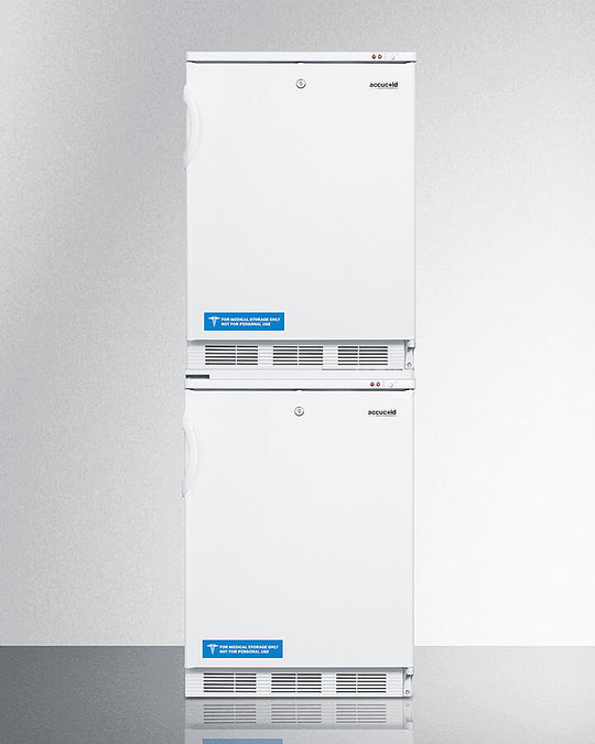 Summit VT65MLSTACK 24 Inch Wide Stacked General Purpose All-Freezers Capable Of -25 C Operation, With Removable Basket Drawers And Factory-Installed Lock