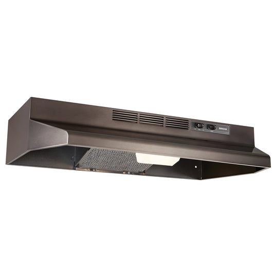Broan F4030BLS Broan® 30-Inch Convertible Under-Cabinet Range Hood, 160 Cfm, Black Stainless Steel