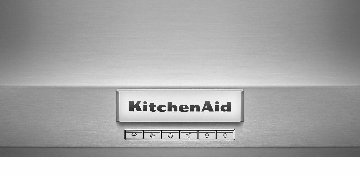 Kitchenaid KVWC958KSS 48'' 585 Or 1170 Cfm Motor Class Commercial-Style Wall-Mount Canopy Range Hood - Stainless Steel