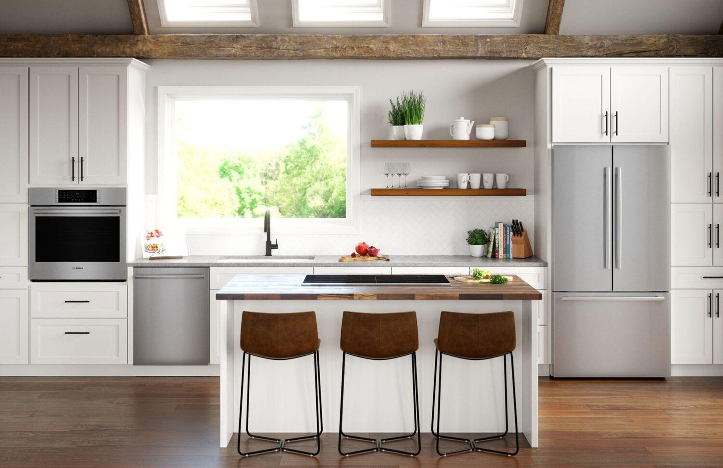 Bosch HBL8454UC 800 Series Single Wall Oven 30'' Stainless Steel Hbl8454Uc