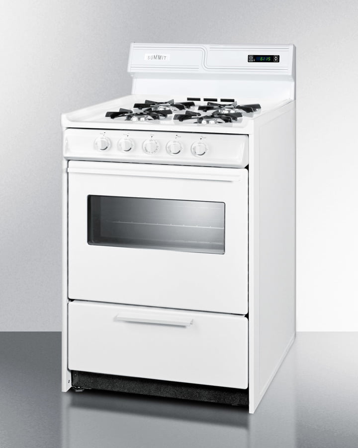 Summit WNM6307KW 24" Wide Gas Range